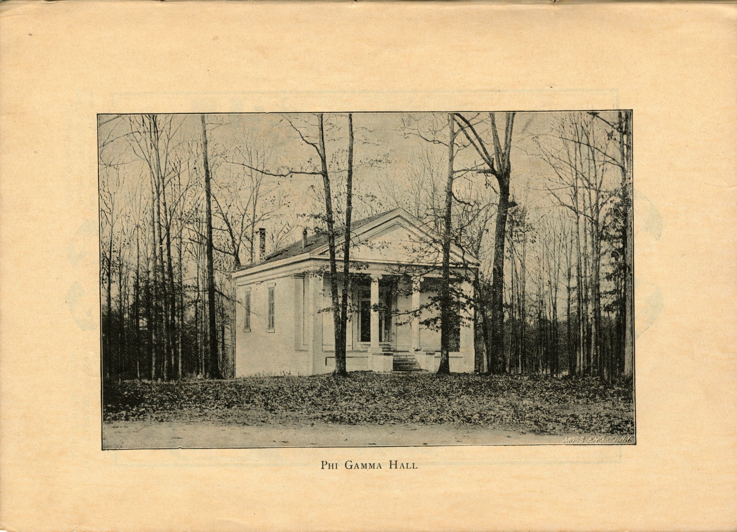 early image of Phi Gamma building